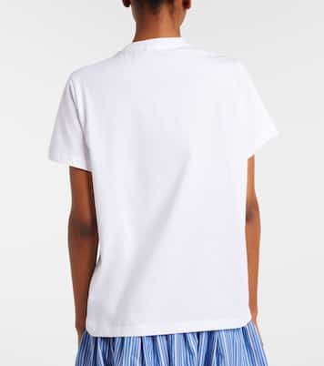 Verziertes T-Shirt aus Baumwoll-Jersey | Ganni