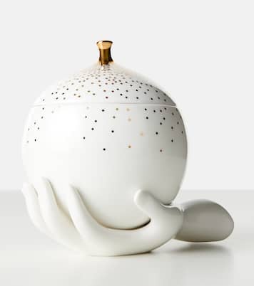 Gilded Eve porcelain container | Jonathan Adler