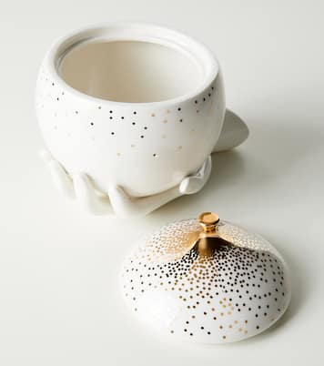 Gilded Eve porcelain container | Jonathan Adler