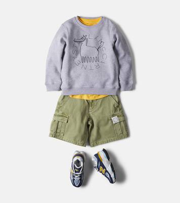 Logo cotton jersey sweatshirt | Stella McCartney Kids