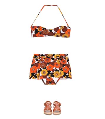 Floral halter bikini top | Dodo Bar Or Kids