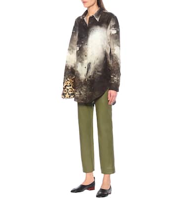 Bedrucktes Hemd aus Leinen | Acne Studios