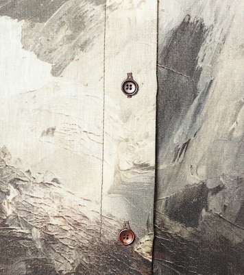 Bedrucktes Hemd aus Leinen | Acne Studios