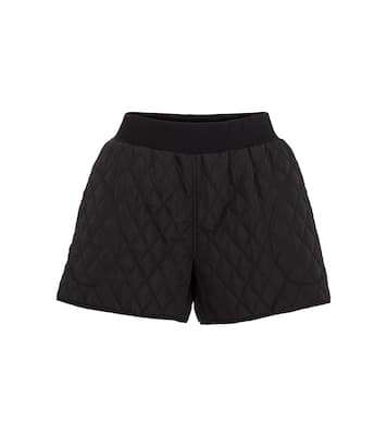 Gesteppte High-Rise Shorts | Norma Kamali