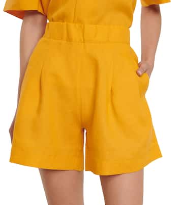 Zurich linen shorts | Asceno