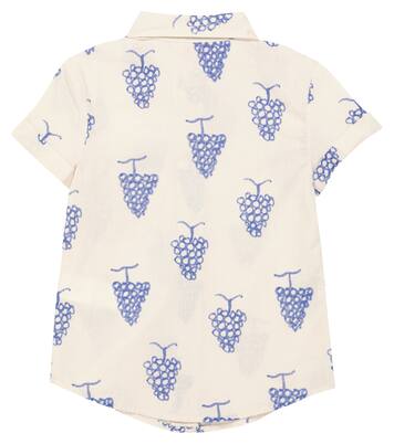 Striped short-sleeved cotton shirt | The Animals Observatory