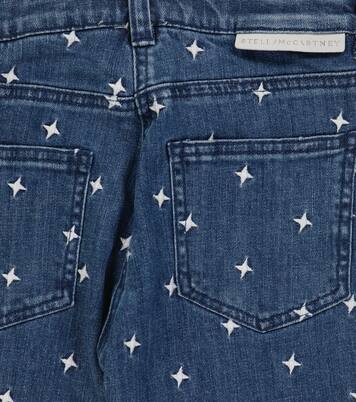 Jean à taille haute en coton | Stella McCartney Kids