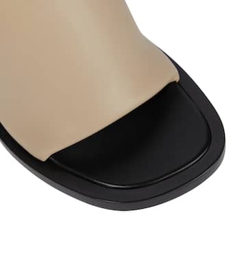 Pantoletten aus Leder | Jil Sander