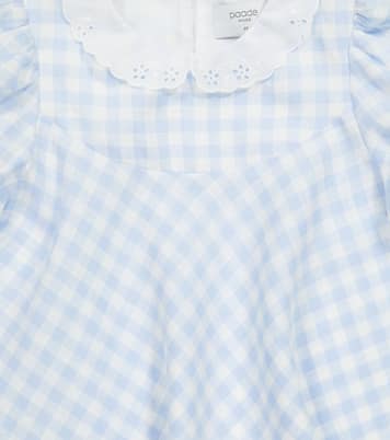 Robe Picnic en lin à carreaux | Paade Mode