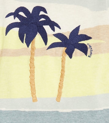 Pull Azuro brodé en lin, coton et laine mélangés | Bonpoint