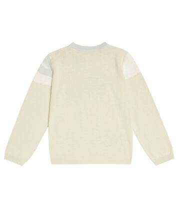 Pull Azuro brodé en lin, coton et laine mélangés | Bonpoint