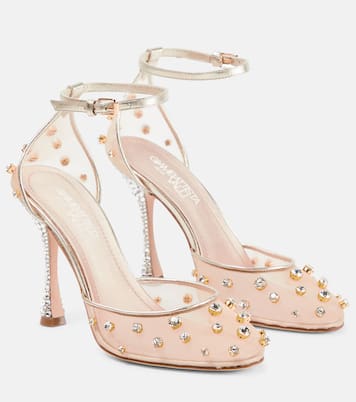 Embellished mesh pumps | Giambattista Valli