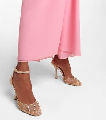 Embellished mesh pumps | Giambattista Valli