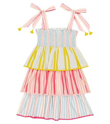 Robe Pattie rayée en coton | Zimmermann Kids