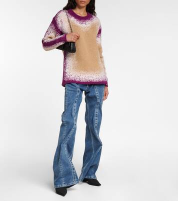 Pull intarsia en laine mélangée | Y/Project