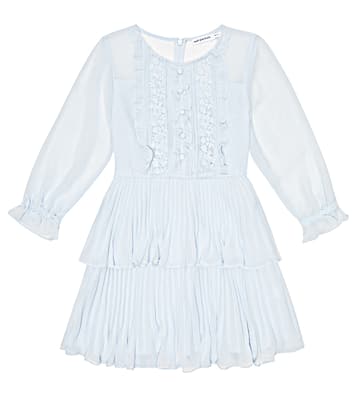 Ruffled chiffon dress | Self-Portrait Kids