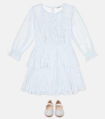 Ruffled chiffon dress | Self-Portrait Kids