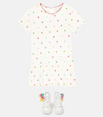 Printed cotton jersey dress | Stella McCartney Kids