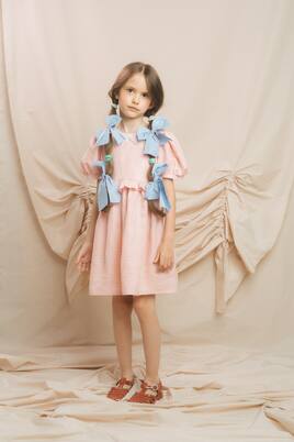 Checked linen dress | Paade Mode