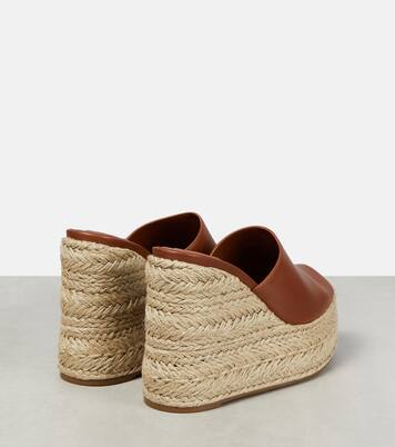 Ariella Zeppa leather espadrille wedges | Christian Louboutin