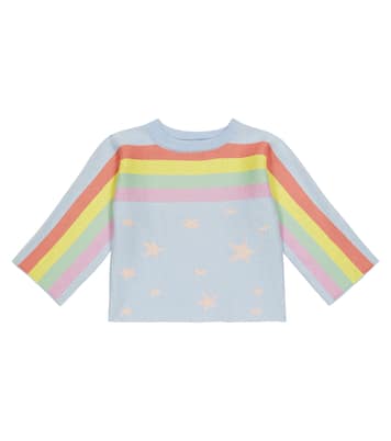 Printed cotton and wool sweatshirt | Stella McCartney Kids