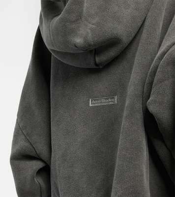 Sudadera con capucha de algodón cropped | Acne Studios