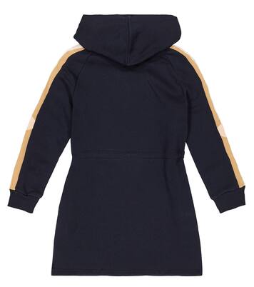 Logo cotton jersey hoodie dress | Chloé Kids