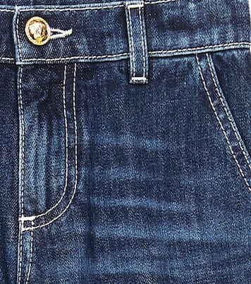 Jeans regular con logo | Versace Kids