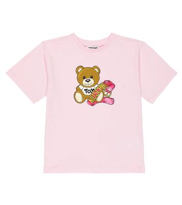 Printed cotton-blend T-shirt | Moschino Kids