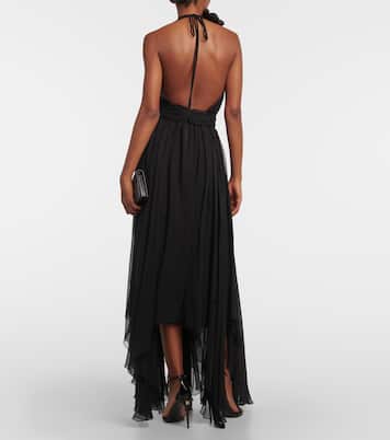 Robe longue en soie | Dolce&Gabbana