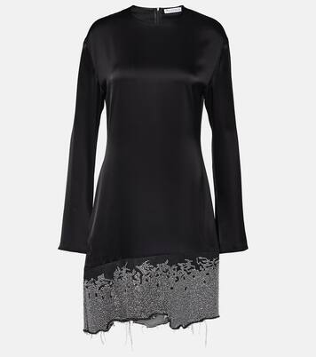 Verziertes Minikleid aus Satin | JW Anderson