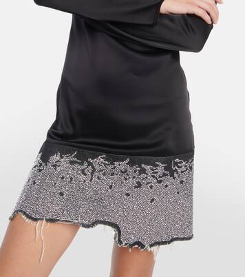 Verziertes Minikleid aus Satin | JW Anderson