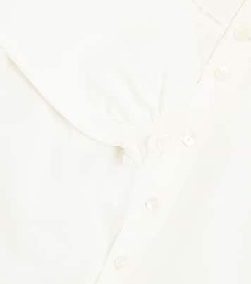 Baby Jelexi lace-trimmed cotton blouse | Bonpoint