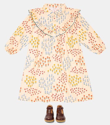 Garden cotton poplin dress | Tinycottons