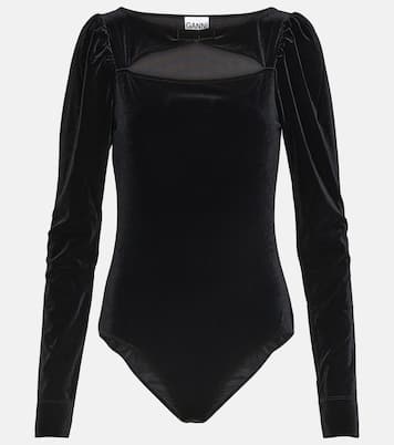 Body aus Samt | Ganni