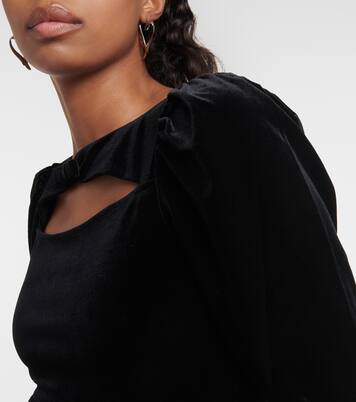 Body aus Samt | Ganni