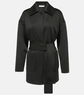 Rauche neoprene belted minidress | Max Mara