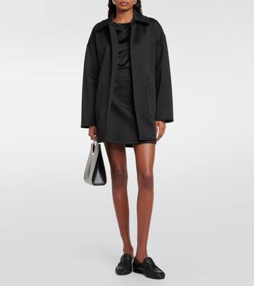 Rauche neoprene belted minidress | Max Mara