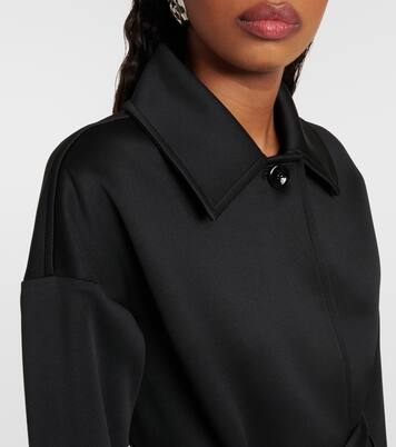 Rauche neoprene belted minidress | Max Mara