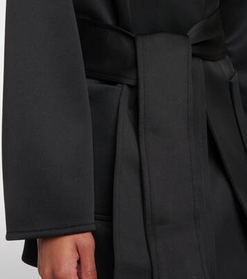 Rauche neoprene belted minidress | Max Mara