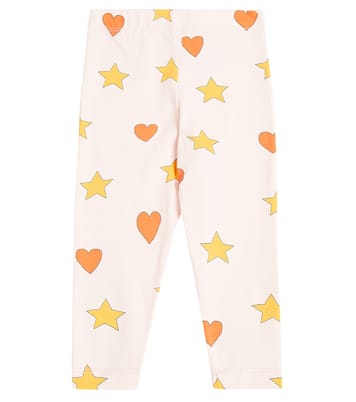 Baby printed cotton-blend leggings | Tinycottons