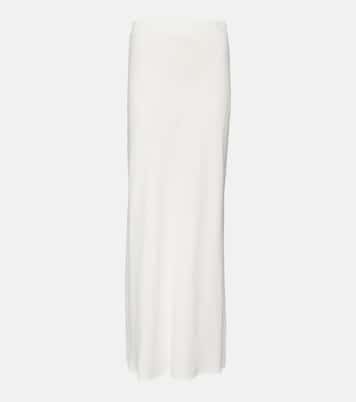 Twill maxi skirt | Brunello Cucinelli