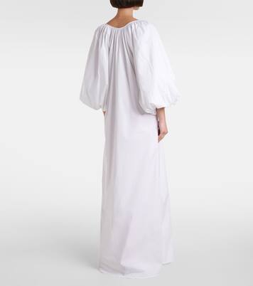 Vestido largo de algodón | Adriana Degreas