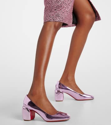 Pumps Minny 70 aus Metallic-Leder | Christian Louboutin