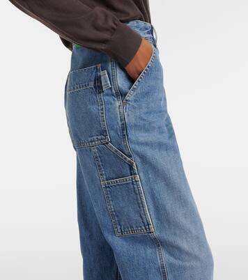 Jean cargo à taille mi-haute | Bottega Veneta