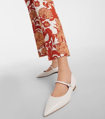 x Tabitha Simmons Kate leather ballet flats | Malone Souliers