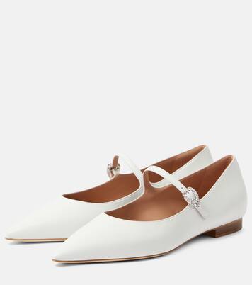 x Tabitha Simmons Kate leather ballet flats | Malone Souliers