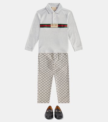 Mocasines de piel con Horsebit | Gucci Kids