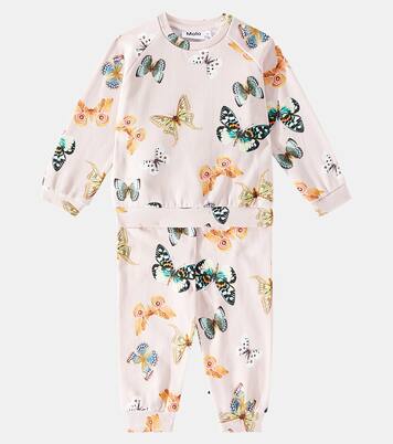 Baby Simeon sweatshirt and sweatpants set | Molo