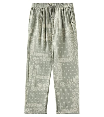 Ethan 프린트 리넨 코튼 팬츠 | Rylee + Cru